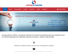 Tablet Screenshot of chavesefusiveis.com.br